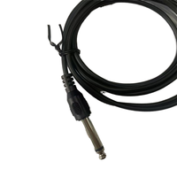 Câble audio-vidéo coaxial en PVC vert tressé de 8 m, 5 mm, nickelé, mâle-femelle, 6,35-RCA XLR pour projecteur, microphone, haut-parleur de voiture