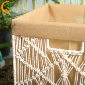 Ensemble de paniers de rangement en corde de coton pour l'organisation de la maison, prix abordable - Product Image 6