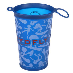 ถ้วยน้ำแบบพับได้กันรั่วสำหรับกีฬากลางแจ้งปกป้องสิ่งแวดล้อมพร้อมโลโก้ออกแบบได้ตามต้องการ - Product Image 6