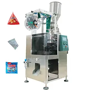 Commercial use vacuum packing machine automatic granule snack triangle bag packing machine