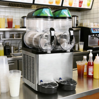 Machine à smoothies et margaritas, machine à boissons glacées, machine à slush commerciale à trois bacs
