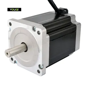 YouQi 114mm 1204oz/8.5Nm 5.0A enrutador CNC Molino de doble eje Nema 34 CNC Motor paso a paso