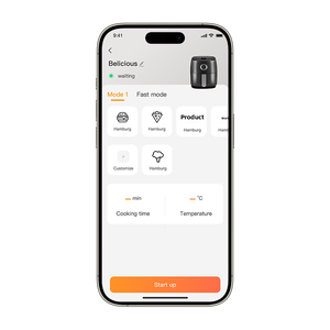 IoTアプリケーションスマートBluetoothエアフライヤー精密温度制御マルチデバイスコラボレーションレシピカスタマイズソース - Product Image 1