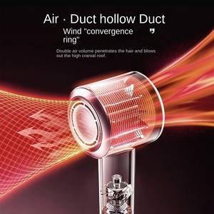 <span class=keywords><strong>Asciugacapelli</strong></span> con Motore DC ad Alta Velocità a Ioni Negativi con Beccuccio Rotante, Potenza 1600W, Plasma Domestico, Grande Flusso d'Aria, Silenzioso, Aria Fredda/Calda - Product Image 3