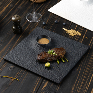 Yayu 2024 Design Creativi <span class=keywords><strong>Piatti</strong></span> in Ceramica Irregolari Bianco <span class=keywords><strong>e</strong></span> Nero Vajillas De Porcelana per Ristoranti - Product Image 5