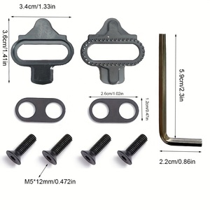 IRONDONKEY estate compatibile SPD sistema Mountain Bike <span class=keywords><strong>scarpe</strong></span> lucchetto accessori per bici da strada <span class=keywords><strong>scarpe</strong></span> LOOK piastra di blocco - Product Image 3