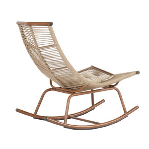 चीन में बनाया गया सफेद रतन रॉकिंग चेयर रॉकिंग चेयर बिक्री रॉकिंग कुर्सी - Product Image 2