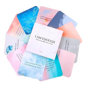 Soporte de cubierta de tarjeta de felicitación de afirmación positiva de motivación de autocuidado de amigos adultos impreso personalizado para el cuidado de la salud mental de las mujeres - Product Image 1