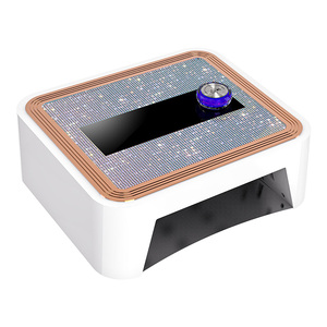 Lámpara de uñas inalámbrica recargable con luz LED UV secador de uñas rápido con diseño de perilla y temporizador 0-120S para salón y hogar. - Product Image 6