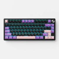 Keyboard Gaming Custom 75% Gasket Mekanik Berkabel Nirkabel Tri-mode untuk 2.4G RGB Backlit Hot-swap Volume