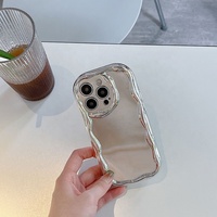 Nouvelle Coque de Téléphone Anti-Chute en TPU Effet Miroir Électroplaqué pour iPhone 17 16 15 14 Pro Max avec Protection Intégrale de l'Objectif de l'Appareil Photo