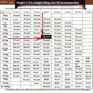 <span class=keywords><strong>Pantaloni</strong></span> Casual Vintage da <span class=keywords><strong>Uomo</strong></span> in Denim Scuro Primavera-Autunno, Lavaggio Medio, 500g, Resistenti all'Usura, Elastici, Larghi, Dritti, Vita Alta, Taglie Grandi - Product Image 4