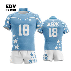 Matériaux écologiques Chemises d'entraînement de rugby par sublimation Maillot de rugby personnalisé Uniformes de rugby pour l'équipe - Product Image 4