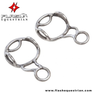 Broca con forma de boca feliz de alta calidad, broca con relleno suave, de acero inoxidable, Hackamore - Product Image 5