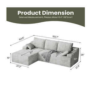 Juego de Sofás Seccionales Económicos para Sala de Estar 2026, Muebles Plegables en Caja, Embalaje al Vacío, Muebles para Sala de Estar - Product Image 5