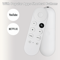 Télécommande vocale G9N9N compatible avec Google Chromecast 4K TV Controller GA01409-US GA01919-US GA01920-US GA01923-US