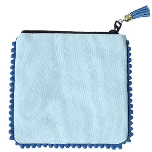 Sanitary Napkin Storage Bag Zipper Nursing Pad Holder Tampon Bags Sanitary purse with tassels