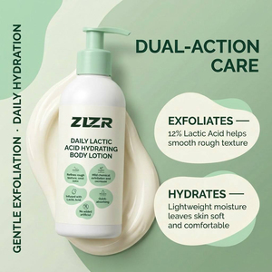 Loción Corporal con Ácido Láctico 12% AHA, Exfoliante, Suavizante e Hidratante para Piel Seca, Áspera y con Protuberancias, Tratamiento para la Queratosis Pilaris (KP) - Product Image 2