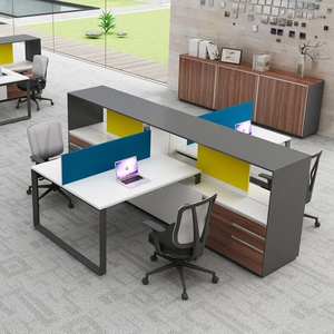 Escritorio de Oficina Moderno de Fábrica de Guangzhou, Muebles de Oficina, Imágenes de Muebles de Oficina con División de Espacios - Product Image 2