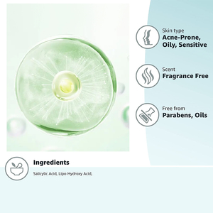 2% <span class=keywords><strong>acide</strong></span> <span class=keywords><strong>salicylique</strong></span> 0.05% micro-exfoliant Lha nettoyant pour le visage blanchissant supprimer les points noirs rétrécir les Pores nettoyage en profondeur soins <span class=keywords><strong>de</strong></span> la peau - Product Image 6