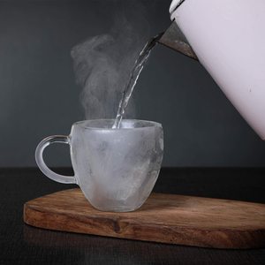 Canecas de Café e Espresso em Vidro Transparente em Forma de Coração, Clássicas e Únicas, 6oz/8oz (180ml/240ml) para Formatura - Product Image 6