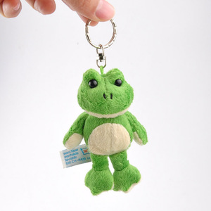 Ciondoli imbottiti personalizzati pregano <span class=keywords><strong>cose</strong></span> <span class=keywords><strong>buone</strong></span> rana verde peluche animali in preghiera portachiavi - Product Image 1
