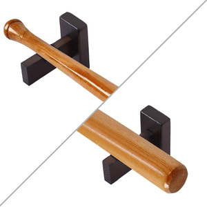 ชั้นวางไม้เบสบอลไม้ไผ่ติดผนัง4ชิ้น - Product Image 2