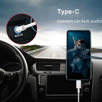 Kabel Adaptor USB C ke 3.5mm Aux 1m Kabel Aux Tipe C ke Jack Audio 3.5mm
