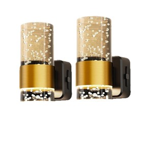 Dos luces <span class=keywords><strong>de</strong></span> pared con Sensor LED enchufable moderno patentado para cocina, pasillo, dormitorio, escalera, luz nocturna regulable, ambiente blanco cálido - Product Image 5