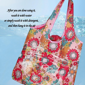 Sac de courses pliable en polyester personnalisé pour la promotion, idéal pour les cadeaux et le shopping – Conception tendance du fournisseur - Product Image 5