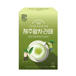 Jeju-Matcha con sabor a café, té verde orgánico en polvo, Cermonial, Latte instantáneo, Powerded Tea Bag - Product Image 1
