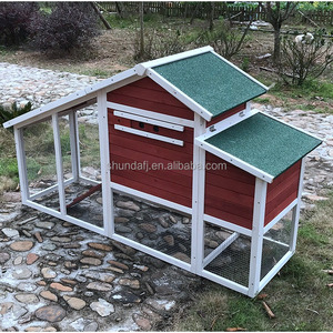 SHUNDA SDC032 Luxury Eco-friendly Large Waterproof Villa Style Chicken Coop <b>Pet</b> House Horizontal Sliding Closure Roof - Product Image 3