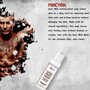 OEM Tattoo Tiefen reinigung Aufhellung Benutzer definierte Nachsorge Schaum Seife Tattoo Nachsorge Feuchtigkeit seife - Product Image 3