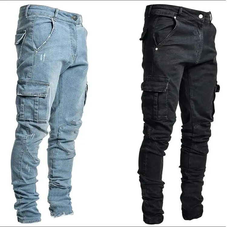 Wholesale Men Denim jeans fashion plus size trouser 2022 Spring