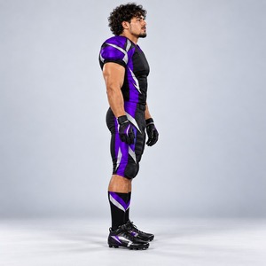 Uniforme de football américain 2026 à faible MOQ, respirant, anti-UV, écologique, disponible à un prix raisonnable - Product Image 2