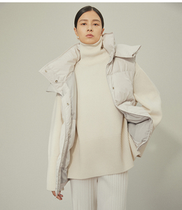 Pull en cachemire à col roulé pour <span class=keywords><strong>femme</strong></span>, style mode hiver, tricoté en laine - Product Image 3