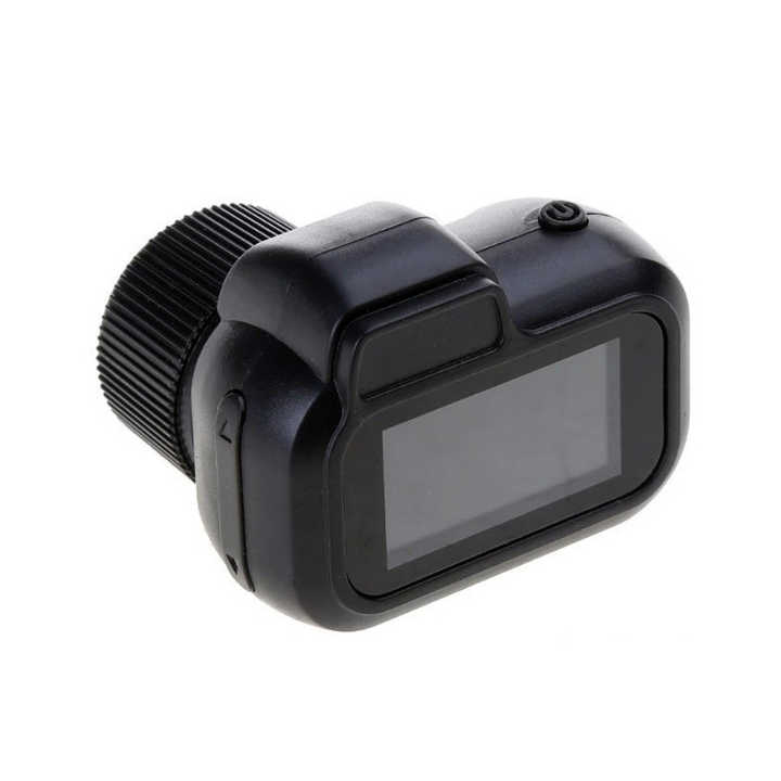 Cámara de coche digital ligera portátil con llavero pequeño de 1080P con LED azul