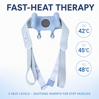 Masseur pour le cou et les épaules avec modes de tapotement et de pétrissage, oreiller de massage Shiatsu à percussion