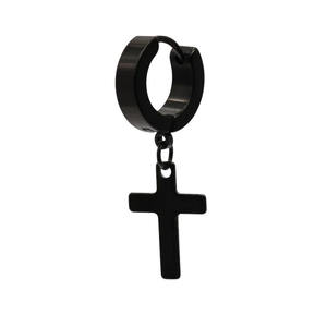 Steampunk grande uomo che indossa <span class=keywords><strong>Playboy</strong></span> Piercing orecchini a croce d'oro per uomo Earing - Product Image 3