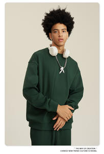 Sudadera con Capucha Gruesa en Relieve de Alta Calidad 2026, Diseño de Botones con Logotipo 3D en Relieve Personalizado, Sudadera Unisex Extra Grande - Product Image 5