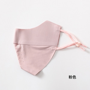 Other Full Face Sun Protection Mask Light Gray Breathable One Layer Solid Color For Women And Men - Product Image 2