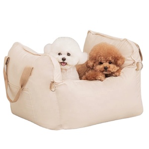 Haute qualité personnalisé chien siège de voiture Portable <span class=keywords><strong>Booster</strong></span> amovible lavable sûr sac de voyage pour animaux de compagnie petits animaux imprimé motif fabriqué en PP - Product Image 1