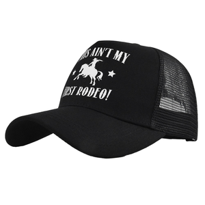 Gorra de camionero de lona de alta calidad con 5 paneles, estilo deportivo, formal, para papá, personalizada, al por mayor, de mezclilla negra, terciopelo, transpirable e impermeable - Product Image 1