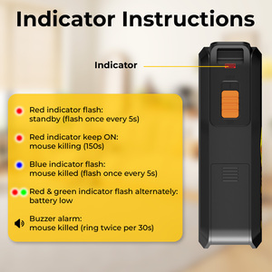 Trampa para Ratones Electrónica No Tóxica, Segura para Interiores, Recargable, Sin Contacto, para <span class=keywords><strong>Eliminar</strong></span> <span class=keywords><strong>Roedores</strong></span> en <span class=keywords><strong>Casa</strong></span> y Garaje - Product Image 5