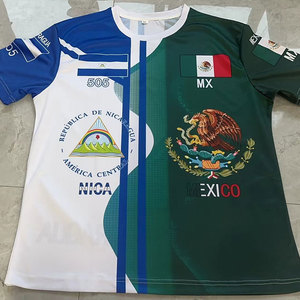 Nombre personalizado camiseta de gran tamaño sublimación Bandera de México águila equipo mexicano regalo 3D todo estampado hombres moda camisetas - Product Image 2