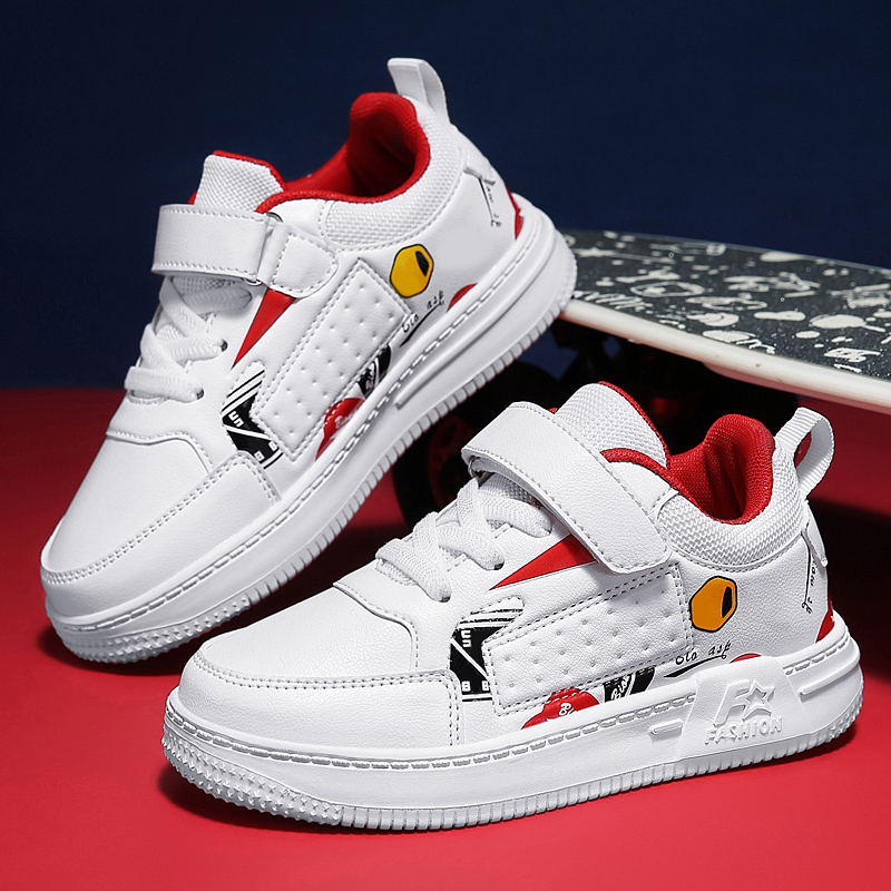 Детские повседневные кожаные кроссовки от производителя; Забавные дышащие спортивные легкие кроссовки для бега; Спортивная обувь для мальчиков