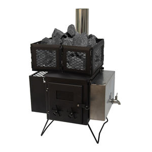 Poêle à sauna moderne portable à bois à <span class=keywords><strong>prix</strong></span> avantageux avec vapeur sèche et verre résistant aux hautes températures pour le camping - Product Image 3