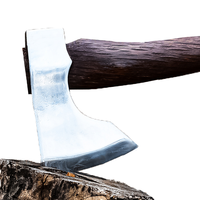 Vente en gros de hache de chasse domestique pour l'extérieur, hache tactique de survie pour camping, hache de forgeage pour couper le bois et l'os 1 acheteur