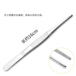 Pinzas de acero inoxidable Double Deer de 16 cm con punta suave para uso doméstico, en el cuidado de mascotas y paisajismo - Product Image 1