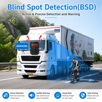 Système de caméra de recul pour camion OEM d'usine 7 pouces 4 canaux AI BSD 360° avec vision nocturne 1080P AHD IP68 étanche, kit de caméra de sécurité pour véhicule